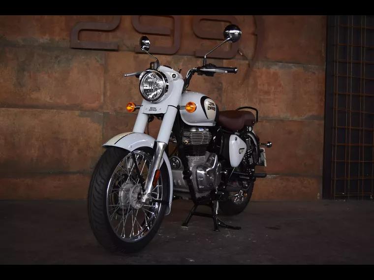 Royal Enfield Classic Branco 4