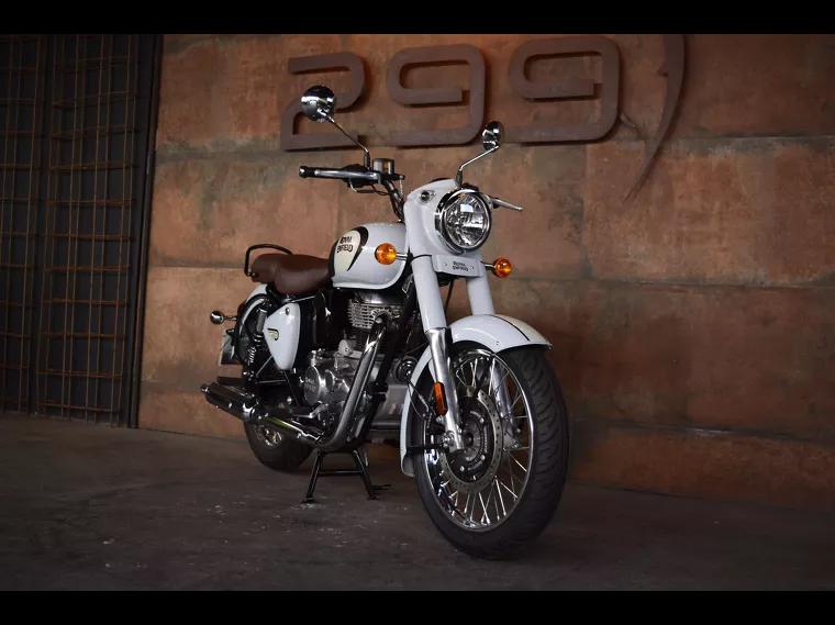 Royal Enfield Classic Branco 9