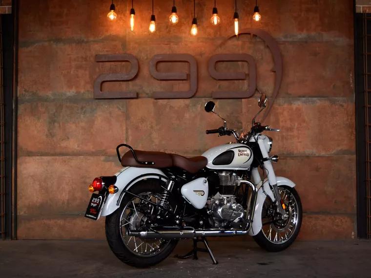 Royal Enfield Classic Branco 3