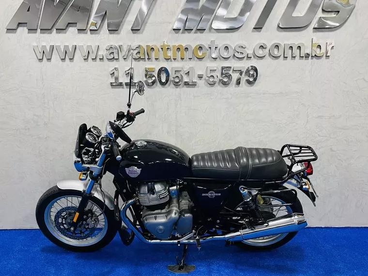 Royal Enfield Interceptor Preto 7